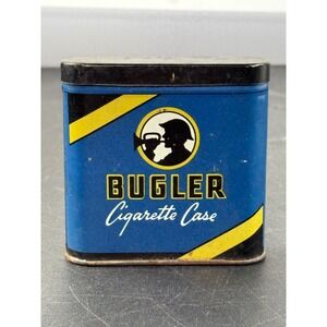Vintage Bugler Cigarette Case Tin Brown & Williamson Tobacco Corp Louisville KY